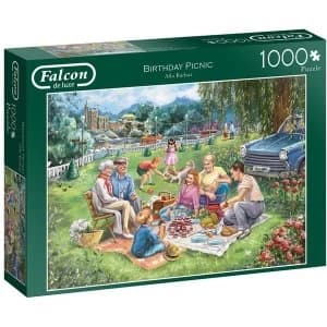 Falcon Birthday Picnic Jigsaw Puzzle - 1000 Piece