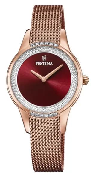 Festina Watch Two Hands Ladies - Red FST-056