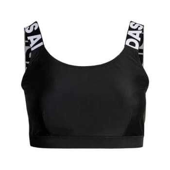 adidas SH3. RO Branded Bikini Top (Plus Size) Womens - Black / White