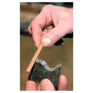 FF214 FINE INDIA ROUND FILE 102x6mm