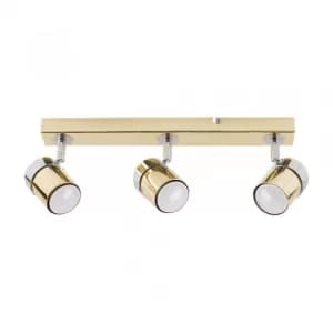 Nina 3-Way Spotlight Bar in Gold