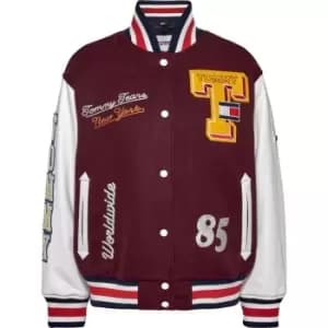Tommy Jeans Tjw Letterman Jacket - Red