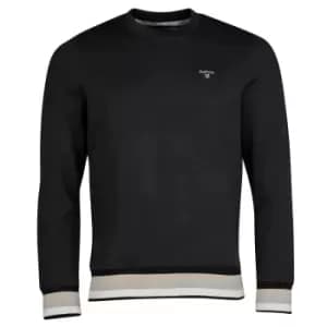 Barbour Mens Kirklington Crew Black Medium