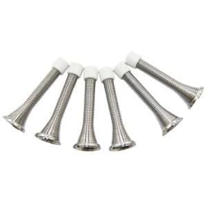 BQ Carbon Steel Chrome Effect Door Stop Pack of 6