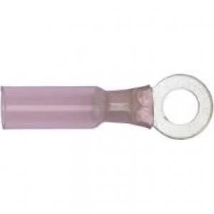 Genuine SEALEY RTSR2564 Heat Shrink Ring Terminal Ø6.4mm Red Pack of 25