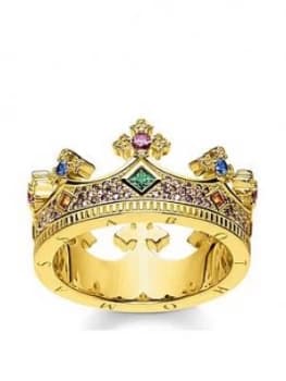Thomas Sabo Gold Crown Ring