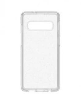 Otterbox Symmetry Clear For Samsung Galaxy S10, Clear Confidence, Minimalist But Tough - Stardust (77-61350)