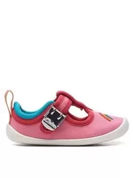 Clarks X Frugi Roamer Beau Baby Shoe, Pink, Size 2 Younger