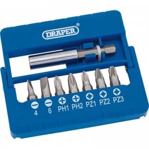Draper 8 Piece Screwdriver and Magnetic Bit Set