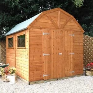Mercia Pressure Treated Shiplap Dutch Barn Shed - 10 x 8ft