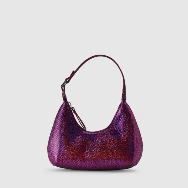 By Far Womens Baby Amber Fuchsia Pink Mini Bag