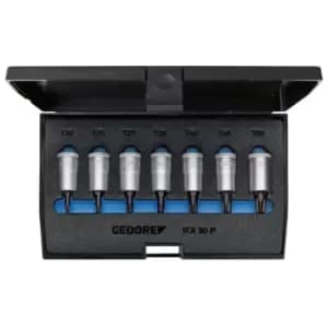 Gedore Screwdriver bit socket set 3/8" 7 pcs TORX T20-50