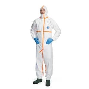 Tyvek DuPont 800J Hooded Coverall Large White