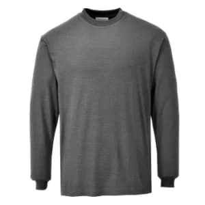 Modaflame Mens Flame Resistant Antistatic T-Shirt Grey 2XL