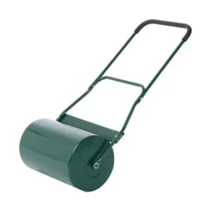 Outsunny Steel Lawn Grass Roller 50L×32 cm-Green