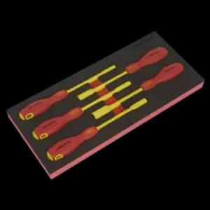 Premier Insulated Nut Driver Set 5pc with Tool Tray - VDE Approved