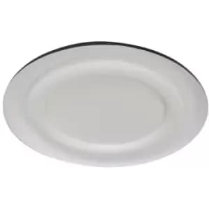 Cristal Record Lighting - Cristal Jara LED Flush Light 48W 2120Lm 3000ºK White+Black