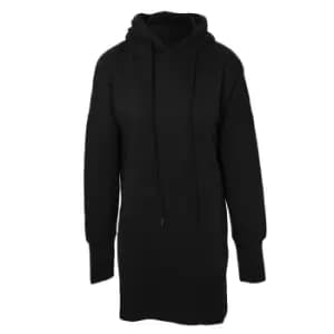 Mantis Womens/Ladies Hoodie Dress (L) (Black)