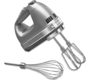 KitchenAid 5KHM7210BCU 7 Speed Hand Mixer, Contour Silver