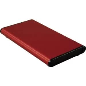 Hammond Electronics 1455A1202RD 1455A1202RD Treaded casing 120 x 70 x 12 Aluminium Red