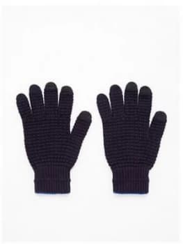 Ted Baker Machina Knitted Gloves - Navy, Men