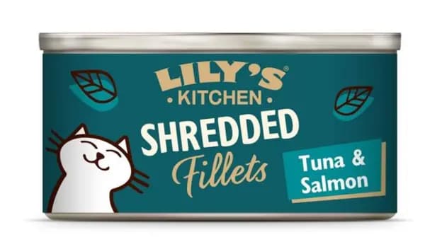 Lily's Kitchen Shredded Fillets Tuna and Salmon Cat Food 70g
