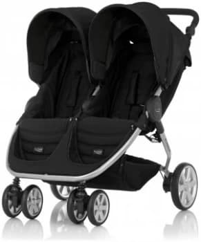 Britax Romer B-AGILE DOUBLE 3 Pushchair - Cosmos Black
