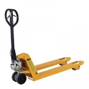 Slingsby VFM Yellow Tandem Roller Braked Pallet Truck 315083
