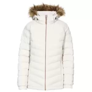 Trespass Womens/Ladies Nadina Waterproof Padded Jacket (XXS) (Vanilla)