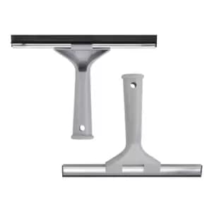 Elliot Plastic Aluminum Window Squeegee, 20cm, Grey