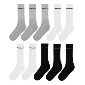 Donnay 10 Pack Crew Sports Socks Mens - Multi Asst