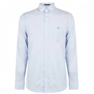 Gant Banker Stripe Shirt - Pale Blue 468