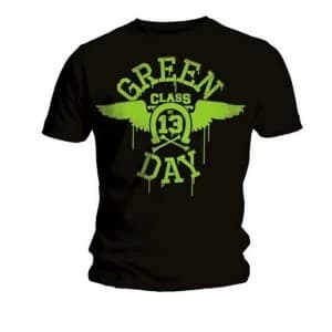 Green Day Neon Mens Large T-Shirt - Black