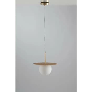 Fan Europe Lighting - Fan Europe Luce_Ambiente_Design - Globe Ceiling Pendant, Satin Gold, G9