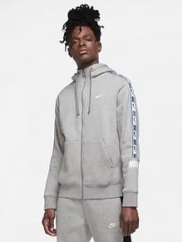 Nike Repeat 2.0 Tape Reflective Full Zip Hoodie - Dark Grey