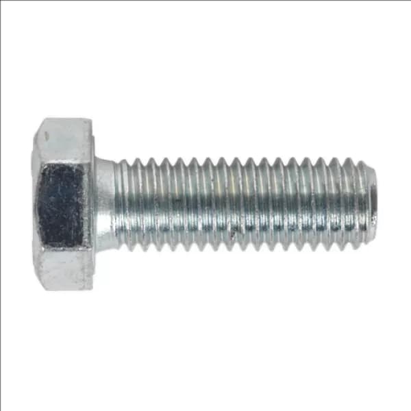 Genuine SEALEY SS1235 HT Setscrew M12 x 35mm 8.8 Zinc DIN 933 Pack of 25