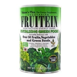 Natures Plus Fruitein Revitalising Green Foods Shake 576gm