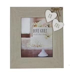 8" x 10" - Love Story Photo Frame - Mr & Mrs