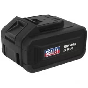 Sealey CP1812BP Power Tool Battery 18V 4Ah Lithium-ion for CP1812