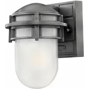 Loops - Outdoor IP44 Wall Light Sconce Hematite LED E27 60W Bulb External d01453
