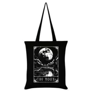 Deadly Tarot The Moon Tote Bag (One Size) (Black/White)