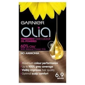 Garnier Olia 6.9 Bronze Brown Permanent Hair Dye Brunette