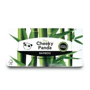 The Cheeky Panda Flat Box Facial Tissues