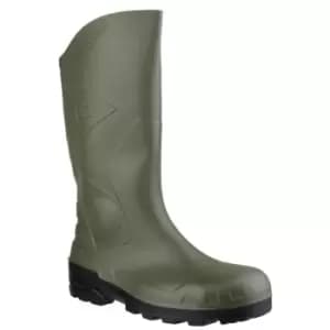 Devon Full Safety Wellington Green/Black Size 3