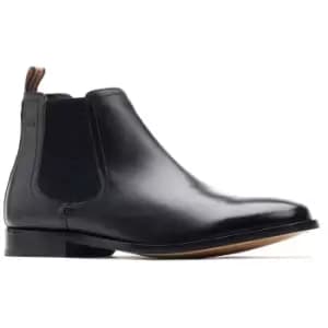 Base London Mens Lynch Pull Up Leather Plain Chelsea Boots UK Size 10 (EU 44)
