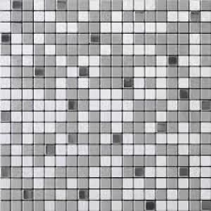 House of Mosaics Riyadh Silver Self Adhesive Mosaic Tile