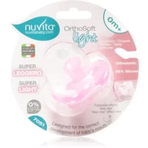 Nuvita Orthosoft Light dummy 0m+ Pink 1 pc