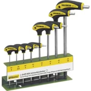 Proxxon Industrial HEX L-handtag Workshop Screwdriver set 8 Piece Allen