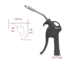 Beta Tools 1949G Progressive Blow Gun With Air Regulator 6-8 Bar 019490035