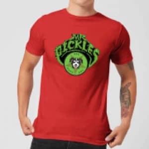 Mr Pickles Logo Mens T-Shirt - Red - L